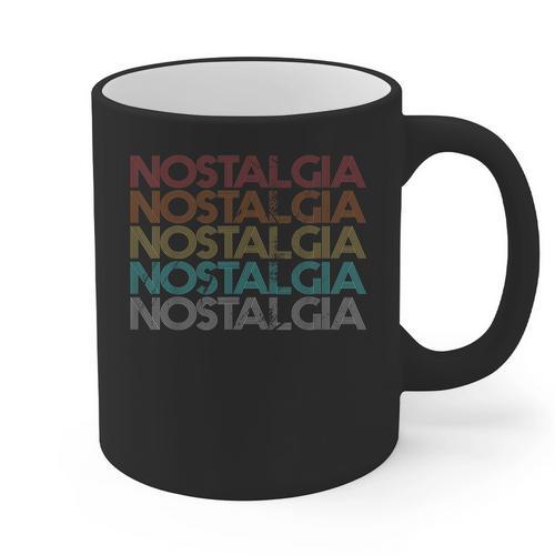Retro Vintage Nostalgia Graphic Print Coffee Mug - Figerry