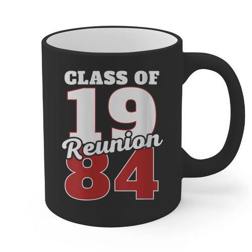 Reunion 1984 Class Of 1984 Reunion 84 Graduation 1984 Graphic Print Coffee Mug - Best Gift Smart