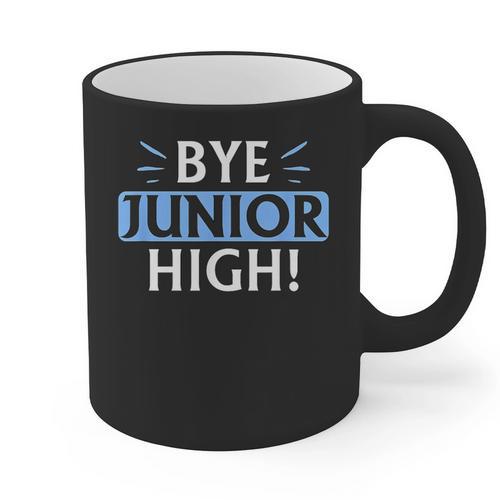 Say Goodbye To Junior High School Fun Graduation Graphic Print Coffee Mug - Best Gift Smart
