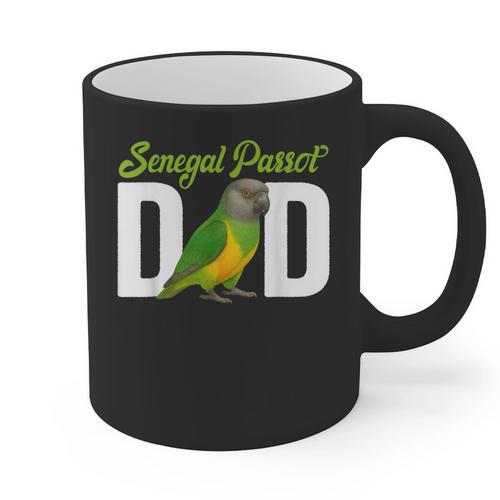 Senegal Parrot Dad Senegal Parrot Owner Senegal Parrot Lover Graphic Print Coffee Mug - Father's Day Fun