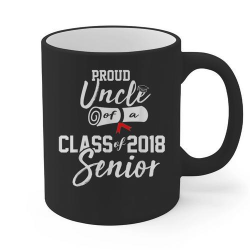 Senior 2018 Graduate Shirt Graduation College Retro Style Graphic Print Coffee Mug - Best Gift Smart