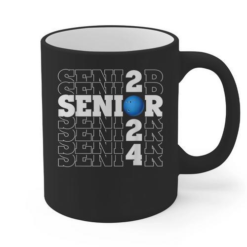 Senior Class Of 2024 Bowling First Day Of School Graduation Graphic Print Coffee Mug - Best Gift Smart