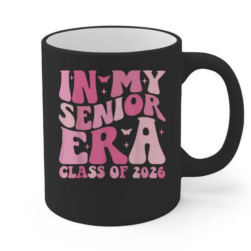 In My Senior Era Class Of 2026 Retro Senior 2026 Graduation Graphic Print Coffee Mug - Best Gift Smart