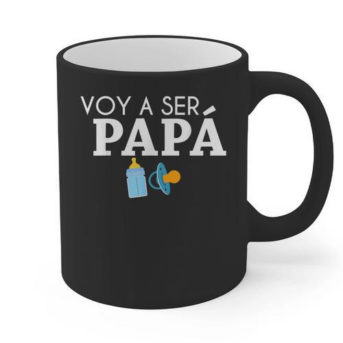Ser Papa Voy Hacer Papa Voy A Ser Papa Dad To Be In Spanish Graphic Print Coffee Mug - Father's Day Fun
