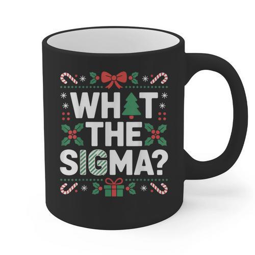 What The Sigma Christmas Party Outfit For Introverts Graphic Print Coffee Mug - Raresse