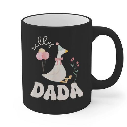 Silly Dada Silly Goose Dad Birthday Family Matching Party Graphic Print Coffee Mug - Father's Day Fun