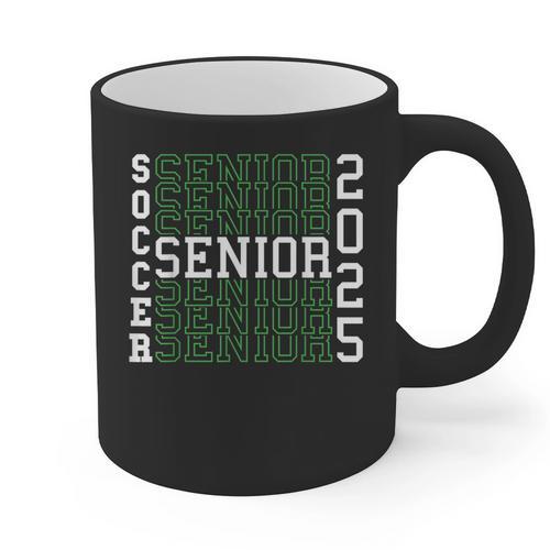 Soccer Senior Night Soccer Senior 2025 Graduation 45 Graphic Print Coffee Mug - Best Gift Smart
