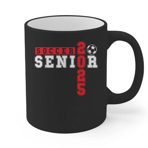Soccer Senior Night Soccer Senior 2025 Graduation 5 Graphic Print Coffee Mug - Best Gift Smart