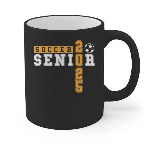 Soccer Senior Night Soccer Senior 2025 Graduation 8 Graphic Print Coffee Mug - Best Gift Smart
