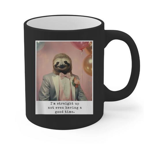 Social Anxiety Not Having A Good Time Socializing Introvert Graphic Print Coffee Mug - Raresse
