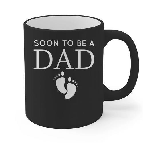 Soon To Be A Dad Unique Father For Would Be Daddy Graphic Print Coffee Mug - Father's Day Fun