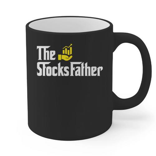 The Stocks Father Trader Dad Graphic Print Coffee Mug - Father's Day Fun