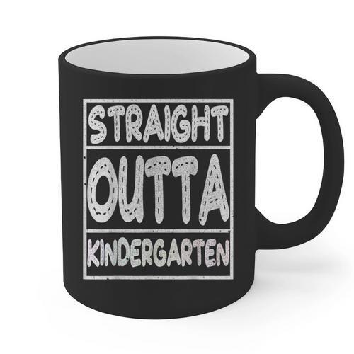 Straight Outta Kindergarten Shirt Great Graduation Idea Graphic Print Coffee Mug - Best Gift Smart