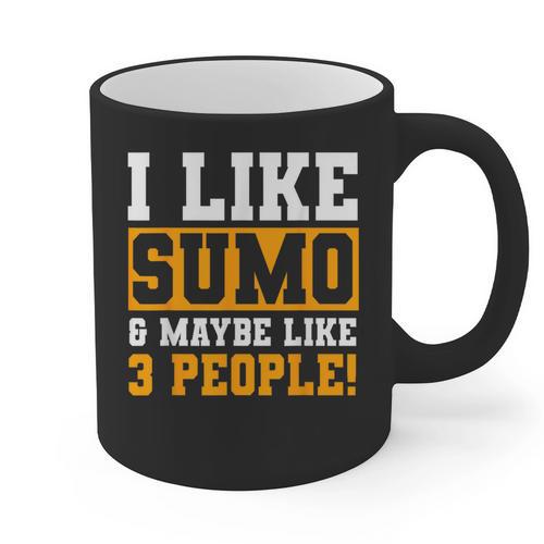 Sumo Wrestling Introvert Wrestler Sumotori Japanese Sport Graphic Print Coffee Mug - Raresse