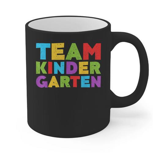 Team Kindergarten Shirt Teacher Back To School Graduation Men Women Girls Kids Graphic Print Coffee Mug - Best Gift Smart