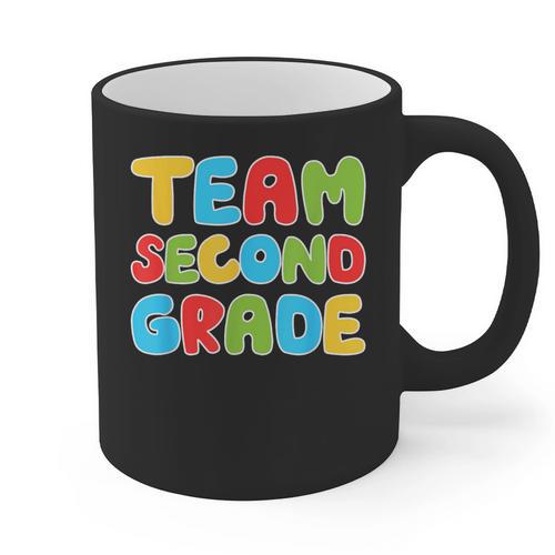 Team Second Grade Shirt 2nd Grade Back To School Graduation Graphic Print Coffee Mug - Best Gift Smart