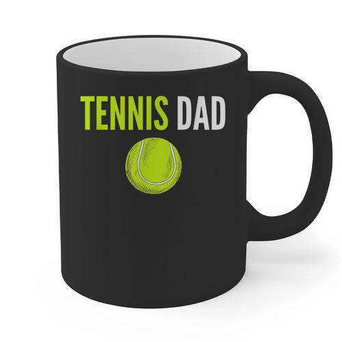 Tennis Dad For Men Tennis Dad Humor Tennis Lover Graphic Print Coffee Mug - Father's Day Fun