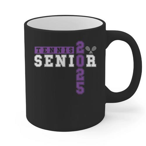 Tennis Senior Night Tennis Senior 2025 Graduation 43 Graphic Print Coffee Mug - Best Gift Smart