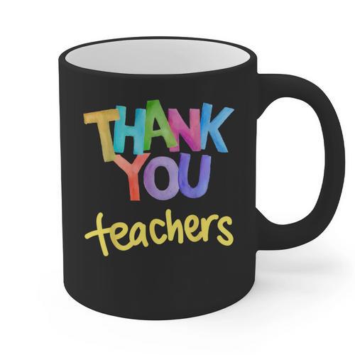 Thank You Teacher Appreciation Graduation Men Women Girls Kids Graphic Print Coffee Mug - Best Gift Smart