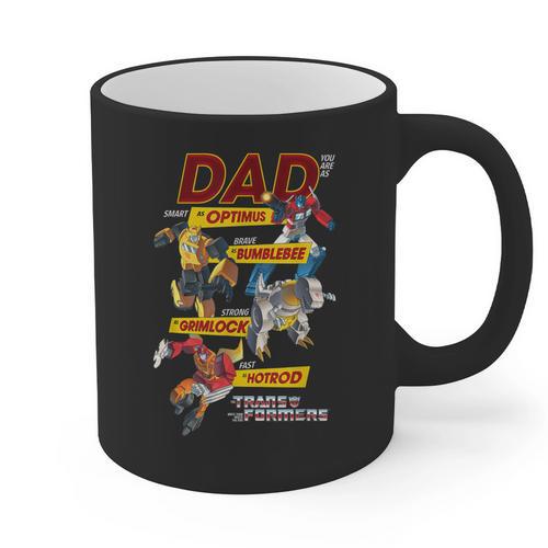 Transformers Father's Day Autobots Dad You Are Smart Logo Graphic Print Coffee Mug - Father's Day Fun