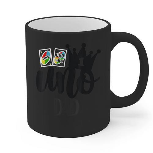 Uno 1st Birthday Dad Graphic Print Coffee Mug - Father's Day Fun