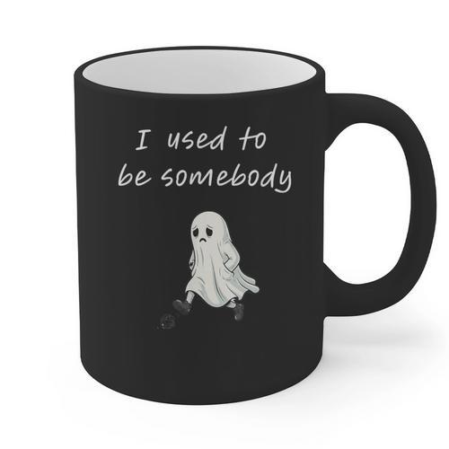 I Used To Be Somebody Nostalgia Halloween Spooky Season Graphic Print Coffee Mug - Figerry