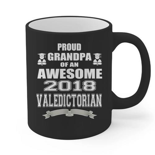 Valedictorian Scholar Grandpa T Shirt Graduation Speech Graphic Print Coffee Mug - Best Gift Smart