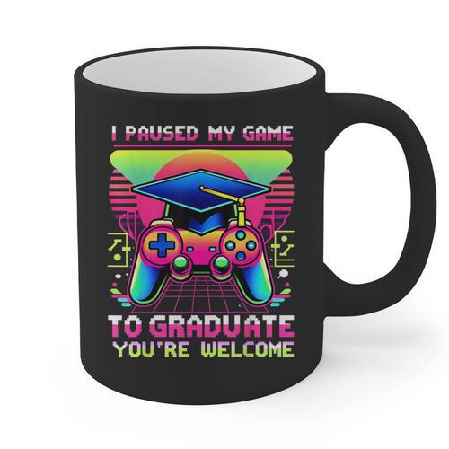 Video Gamer Graduate Graduation Grad Gaming Graphic Print Coffee Mug - Best Gift Smart