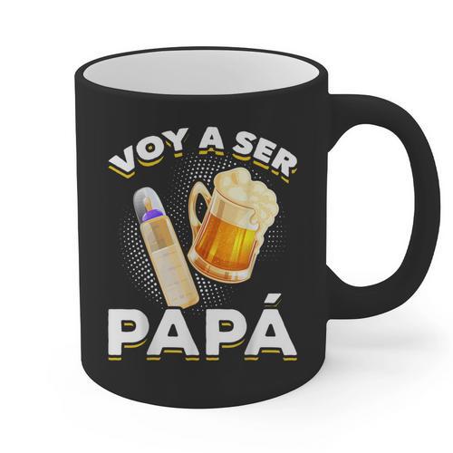Voy Hacer Papa Ser Papa Voy A Ser Papa Dad To Be In Spanish Graphic Print Coffee Mug - Father's Day Fun