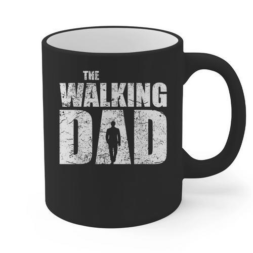 The Walking Dad Father Man Dead Retro Vintage Men Fun Graphic Print Coffee Mug - Father's Day Fun