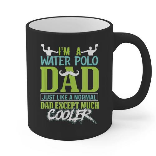Water Polo Dad Water Sports Men Water Polo Player Graphic Print Coffee Mug - Father's Day Fun