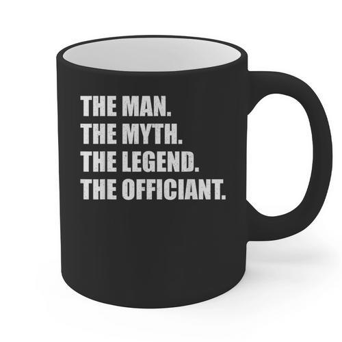 Wedding Officiant Art For Men Dad Ordained Minister Graphic Print Coffee Mug - Father's Day Fun