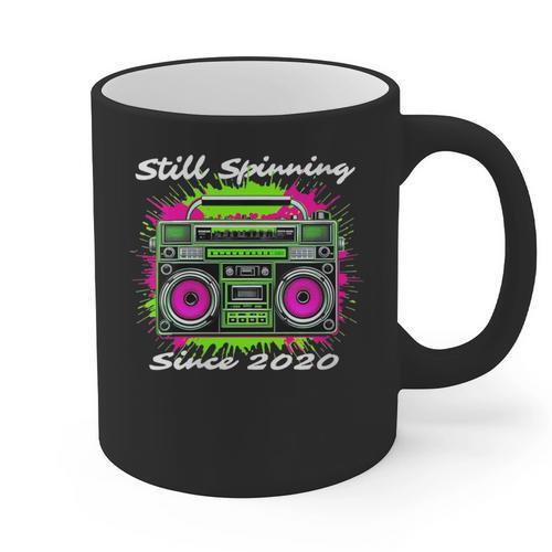 Y2K Home DJ Quarantine Nostalgia Boombox Party Graphic Print Coffee Mug - Figerry