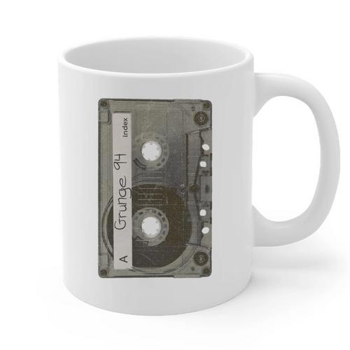 90s MUSIC NOSTALGIA GRAPHIC Graphic Print Coffee Mug - Figerry