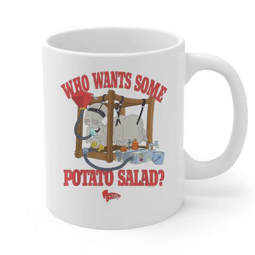 American Dad Who Wants Some Potato Salad Roger Cartoon Graphic Print Coffee Mug - Father's Day Fun