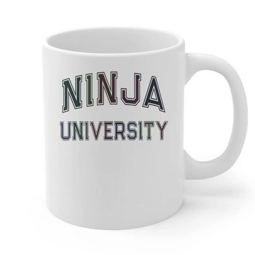 Antisocial NINJA UNIVERSITY Introvert Sarcastic Graphic Print Coffee Mug - Raresse