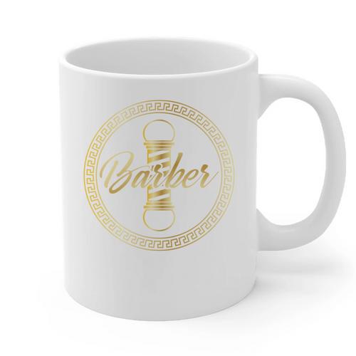 Barbershop Apparel Barber School Graduation Graphic Print Coffee Mug - Best Gift Smart