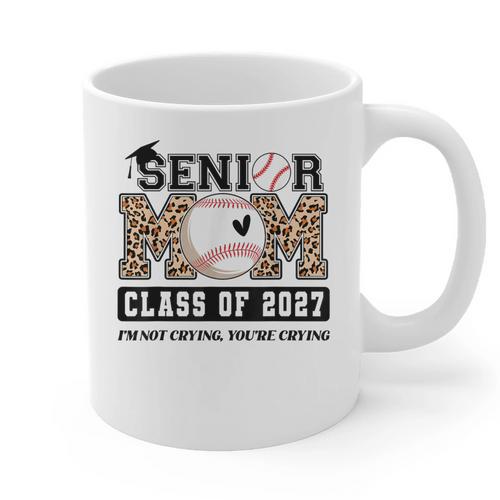 Baseball Senior Class Of 2027 Senior 2027 Graduation Women Graphic Print Coffee Mug - Best Gift Smart
