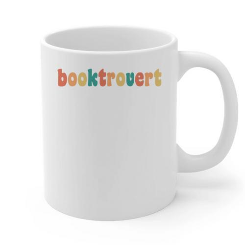 Book Lovers Introverted Bookworm Reading Booktrovert Graphic Print Coffee Mug - Raresse