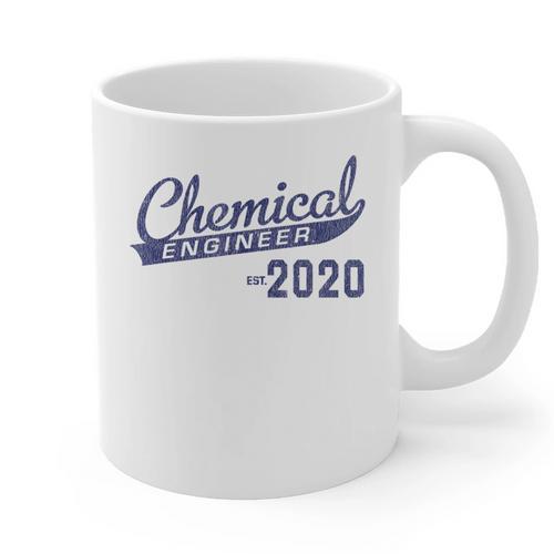 Chemical Engineer 2020 Graduation Engineering Graphic Print Coffee Mug - Best Gift Smart