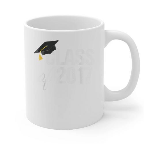 Class Of 2017 Senior Graduation Graphic Print Coffee Mug - Best Gift Smart