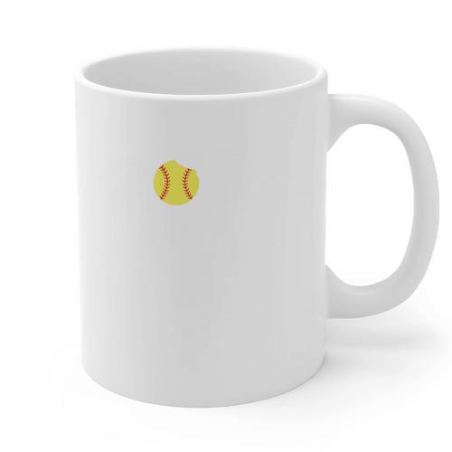 Class Of 2024 Senior Softball Player Graduation Graphic Print Coffee Mug - Best Gift Smart