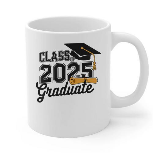 Class Of 2025 Graduate 2025 Graduation Senior 2025 Graphic Print Coffee Mug - Best Gift Smart