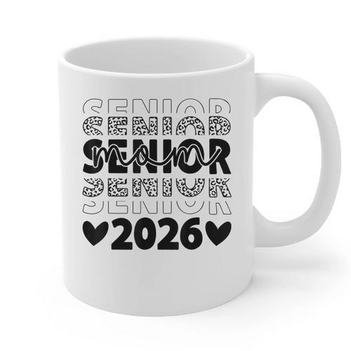 Class Of 2026 Senior Graduation Year Graphic Print Coffee Mug - Best Gift Smart