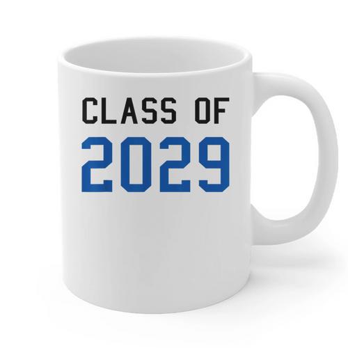 Class Of 2029 Graduation T-Shirts Graphic Print Coffee Mug - Best Gift Smart