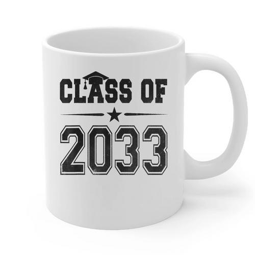 Class Of 2033 Shirt Graduation Graphic Print Coffee Mug - Best Gift Smart