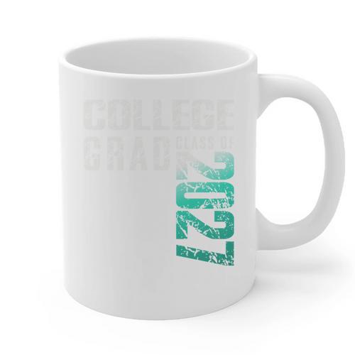 College Grad Class Of 2027 Graduation Graphic Print Coffee Mug - Best Gift Smart