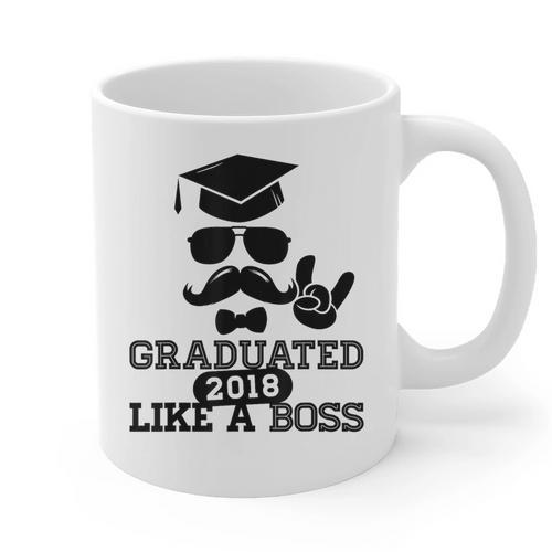 College High School Graduation Grad 2018 Shirt Graphic Print Coffee Mug - Best Gift Smart