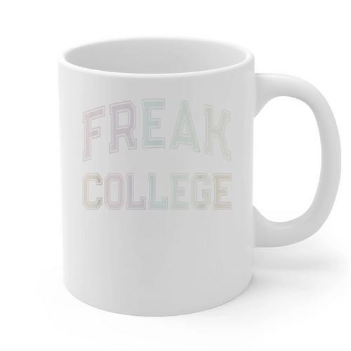 Crazy Antisocial FREAK COLLEGE Introvert Don't Call Me Graphic Print Coffee Mug - Raresse