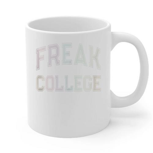 Crazy Antisocial FREAK COLLEGE Introvert Don't Call Me Graphic Print Coffee Mug - Raresse